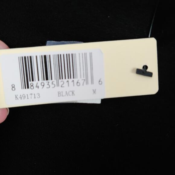 Cyrus oversized dolman sleeve lattice back black tunic hilo nwt - Picture 4 of 5